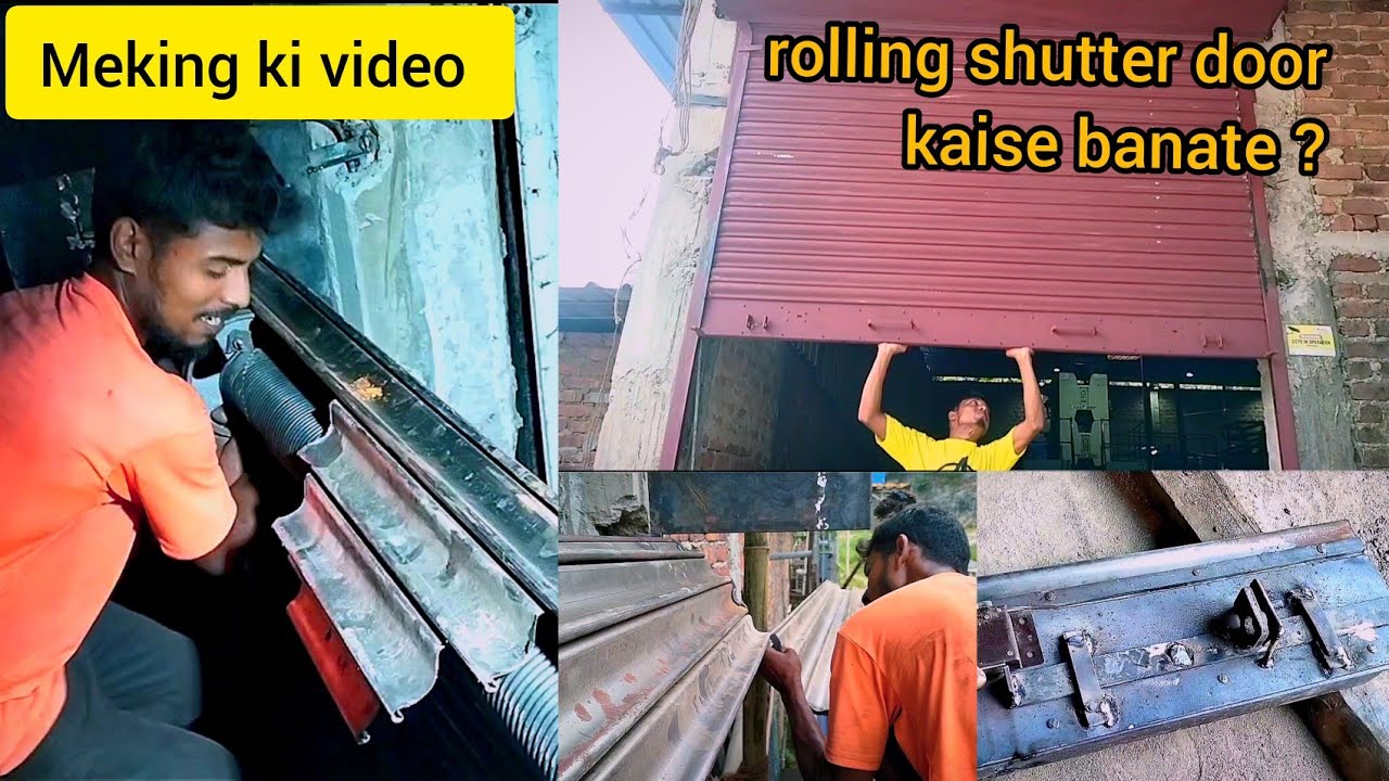 rolling shutter door kaise banate hain Danger mistri SK - YouTube