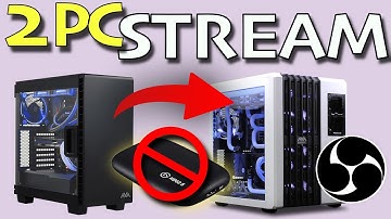 2PC Stream Setup NO Cap Card NO NDI!!! FREE