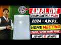 Awpl live home meeting plan  100 joining  joining  2024 best paper  board plan  awpl