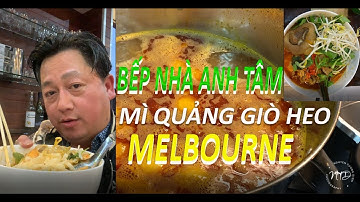 NẤU MÓN MÌ QUẢNG GIÒ HEO PHAN THIẾT - VIETNAMESE QUANG NOODLE SOUP HOME MADE