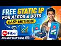 How to Set up a Static IP Address for Jio Fiber Broadband #stockmarket #algotrading #trading