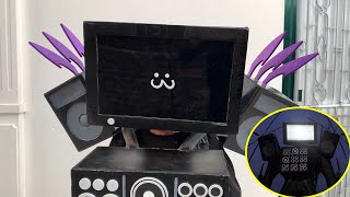 I created a real-life TV Man || Full size