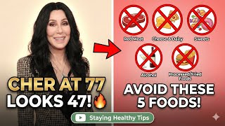Famous Cher (77) still looks 47 🔥 She Avoids Top 5 Foods and Doesn't Get Old! Net Worth