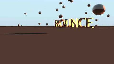 Cinema 4D Falling Balls