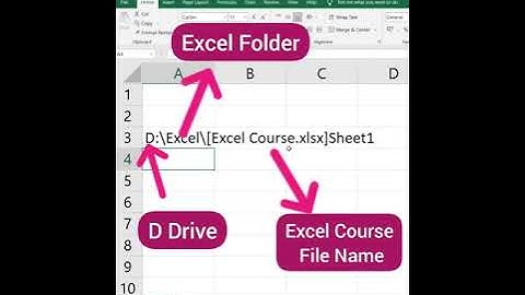 Quickly Find Out the location of your Saved Excel File #shorts