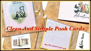 4 Clean And Simple Card Ideas Starring Winnie The Pooh