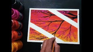 poster painting easy beginners colour