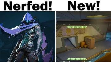 Valorant New Patch 11.08 Changes ! ( Agent Nerfs , Map Changes )