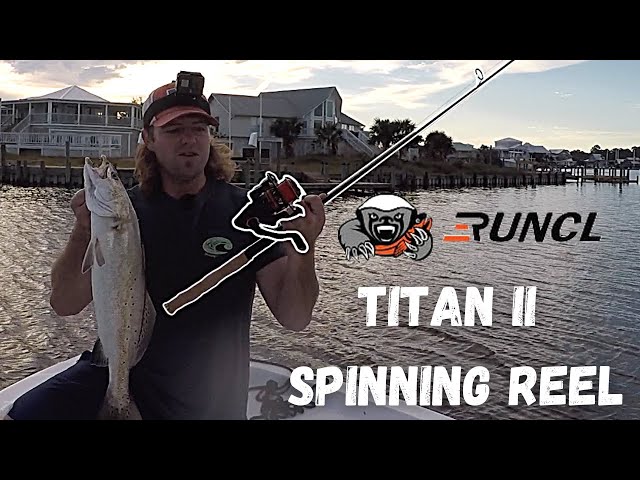 Can This Budget Reel Handle Trout And Redfish?? *Testing out The Runcl  Titan 2 Spinning Reel* 