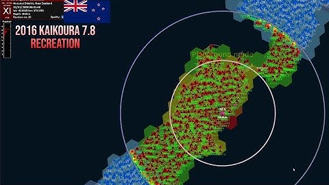 2016 Kaikoura M7.8 Earthquake recreation.