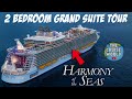 TWO BEDROOM GRAND SUITE TOUR | ROYAL CARIBBEAN HARMONY OF THE SEAS | SUITE #9244