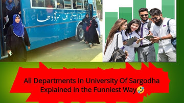 Sargodha University Departments explained | UOS Funny Video