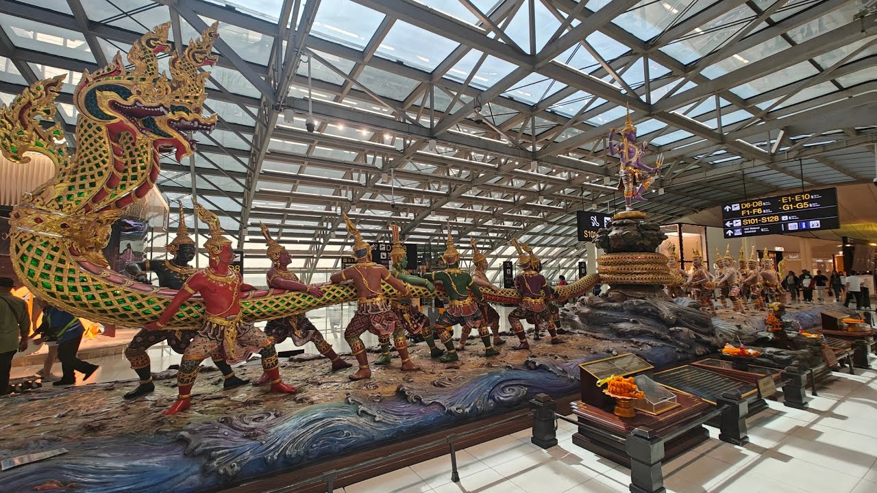 Welcome to Thailand ✈️ Bangkok Airport Vibes #bangkok #thailand #pattaya