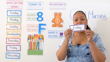 Preschool Circle Time | Friday Class | Learn Letter F & Number 8 | Toddler & Preschool