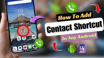 How to Add a Contact Shortcut To The Home Screen
