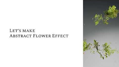 Abstract Flower Effect in Blender Tutorial