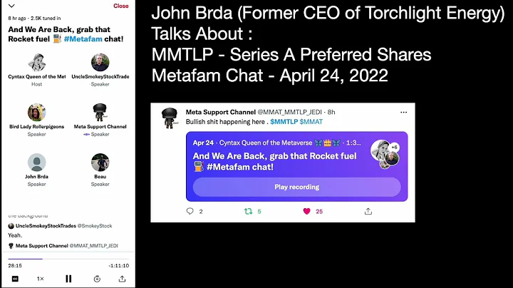 John Brda (April 24, 2022 metafamchat clip) talks ...