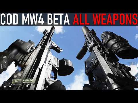 Call Of Duty Modern Warfare 4 BETA - All Weapons