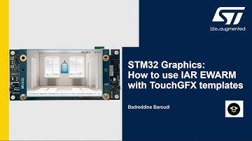 STM32 Graphics: How to use IAR EWARM with TouchGFX templates