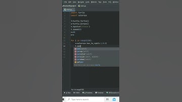 Cool Design Using Python Turtle 🐢 ||Graphics Design|| #python #turtle #viral #shorts #shortvideo