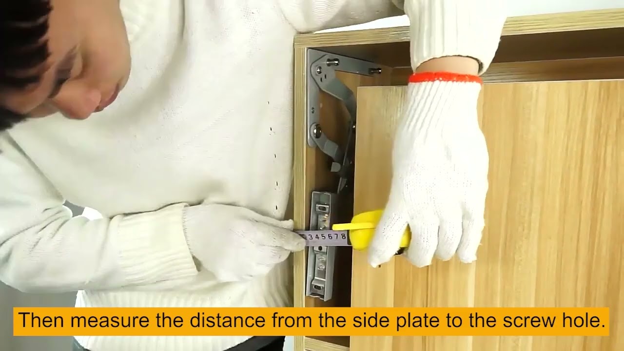 thumbnail image 2 of Vertical Lift Up Cabinet Hinges - Soft Close Kitchen Mechanism With Pneumatic Arm 2 of 9