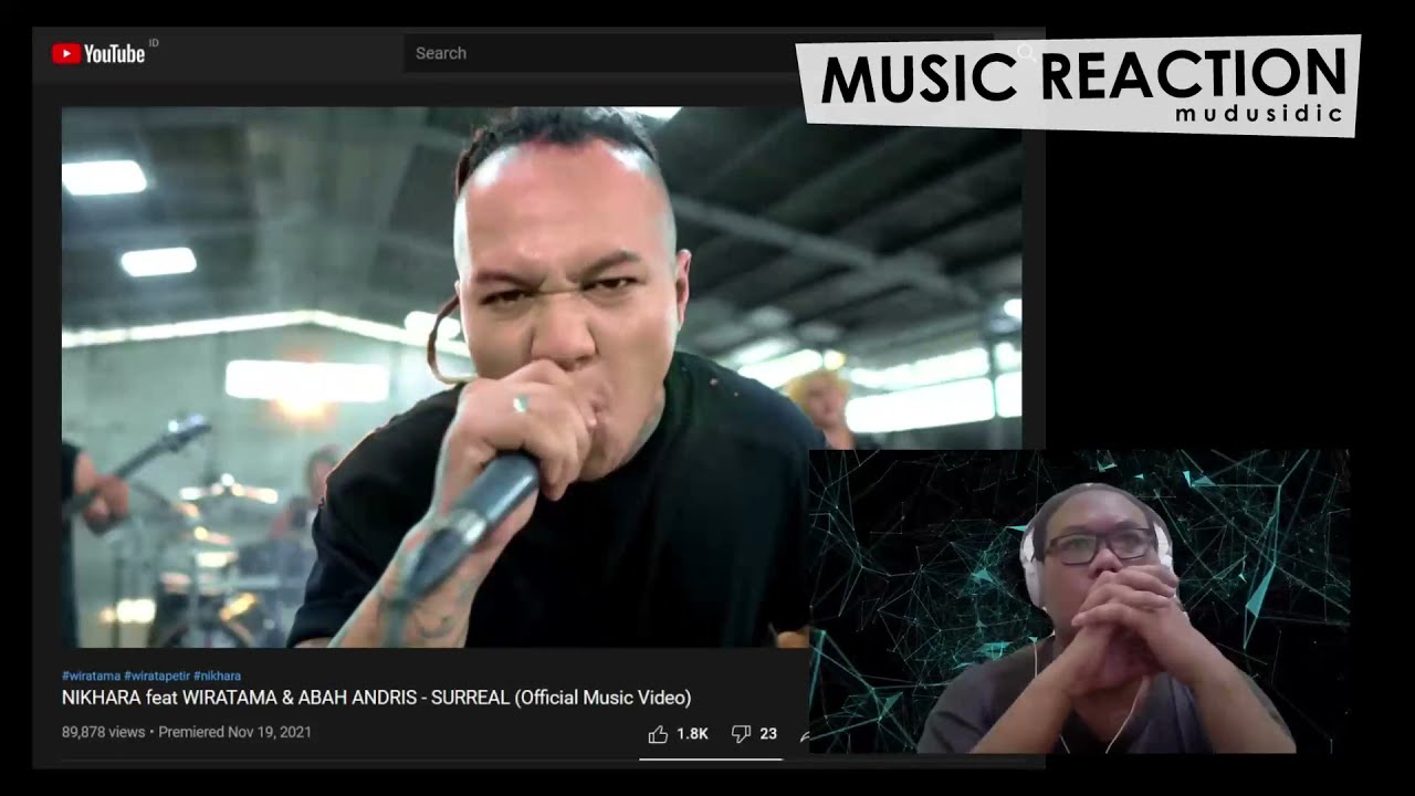 MUSIC REACTION - NIKHARA feat WIRATAMA \u0026 ABAH ANDRIS - SURREAL (Official Music Video)