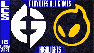 EG vs DIG Highlights ALL GAMES | LCS Summer Playoffs Rounds 1 | Evil Geniuses vs Dignitas