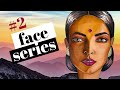How to DRAW & SHADE a WHIMSICAL Indian Face in Copic Markers!! (Whimsical Women #2)