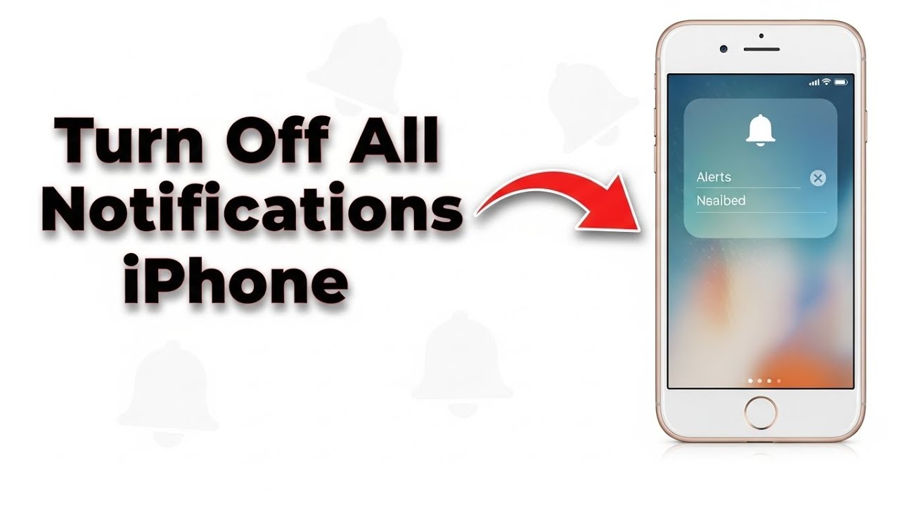 How to Turn Off All Notifications on iPhone - YouTube
