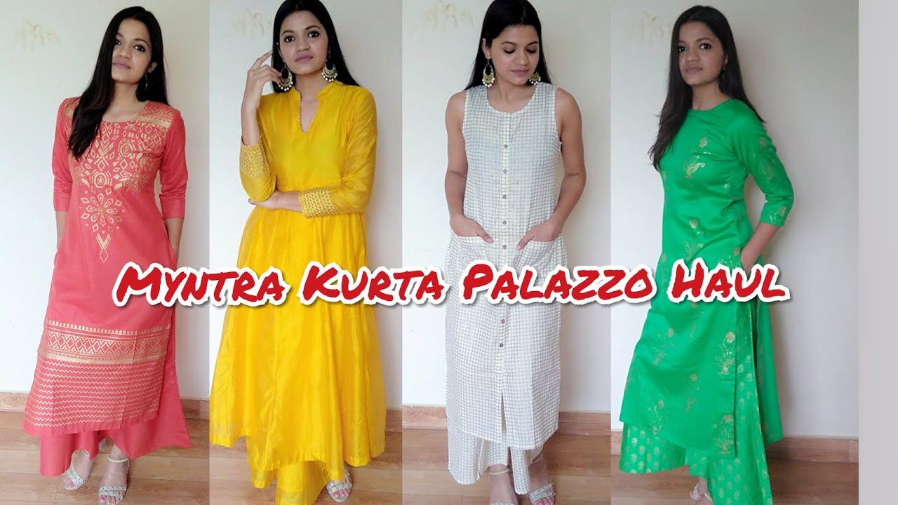 Top 65+ palazzo suits myntra best