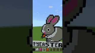 Happy Easter Minecraft Build. #minecraft #minecraftart #minecraftshorts #shorts #easter #easteregg