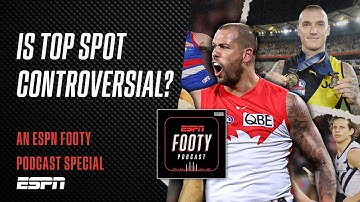 PART 2: The 25 best AFL players since 2000 - is top spot controversial?!