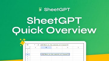 SheetGPT Overview Video