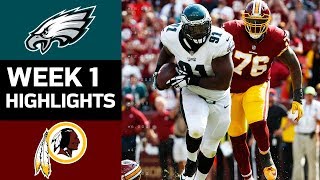 Eagles vs Redskins NFL Week 1 Game Highlights Eagles vs Redskins NFL Week 1 Game Highlights