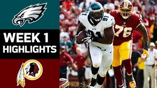 Eagles vs. Redskins | NFL Week 1 Game Highlights