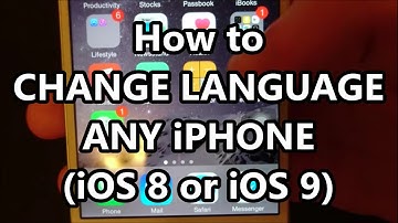 iPhone 6 How to Change Language
