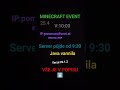 #minecraft #event #czech