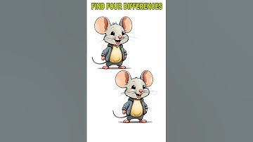 Find four differences,Spot The Difference #1161