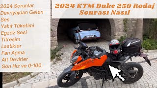 Türkçe KTM Duke 250 2024 İnceleme Rodaj Sonrası, Terleme, Virajlar, O ses ne peki cb250r vs Duke 250 screenshot 3