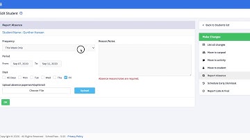 Reporting Your Child Absent in SchoolPass
