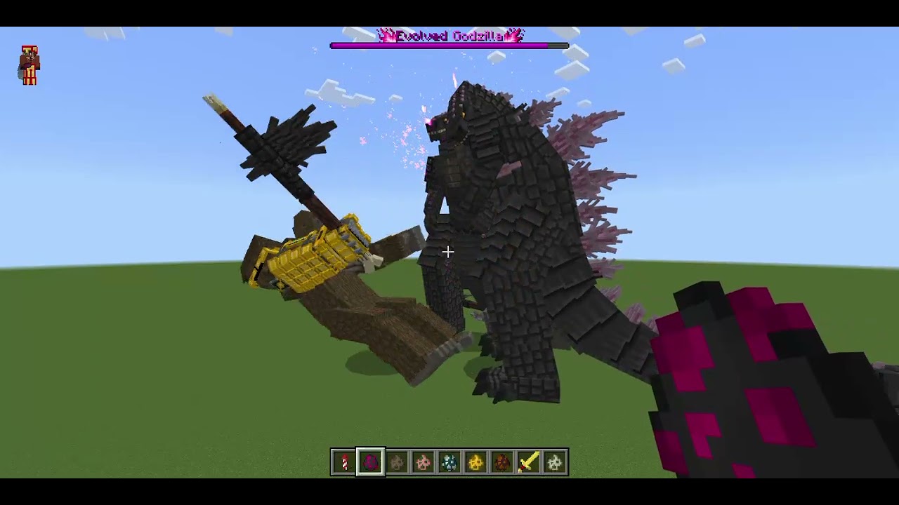 Minecraft BE: Evolved Godzilla vs King Kong (with B.E.A.S.T Glove