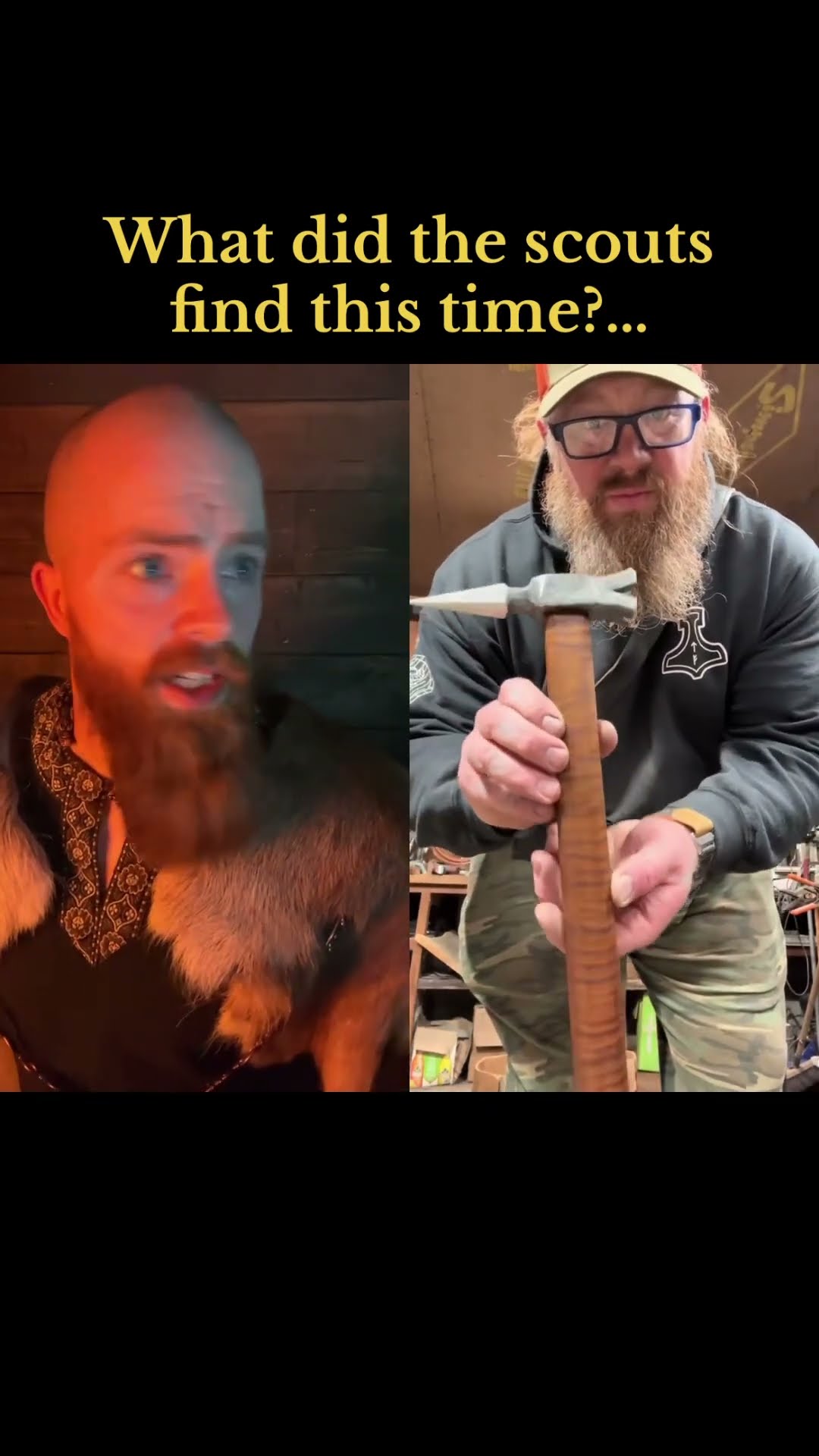 @thorsonforge a finely crafted hammar! FETCH THE TREASURY!! ????#hammer #vikings #fantssy #edc