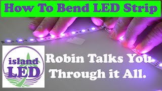 How to BEND your LED Strips around corners I show how on the 5050 RGB and the 3528 IP33 and IP65