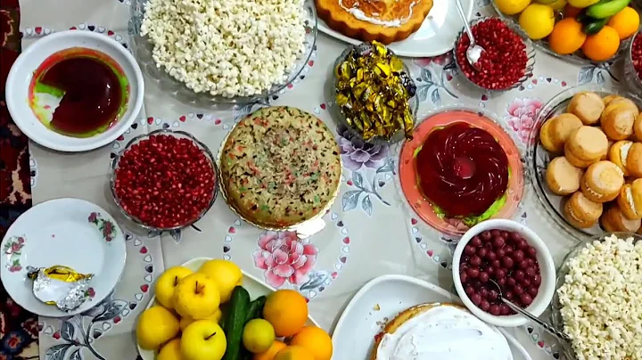 The customs of ancient Yalda Night celebration in Persian people - rural life @lifeinvillagechannel
