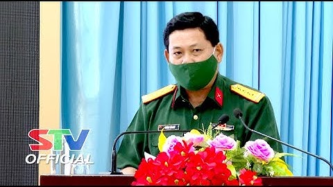 STV - Chỉ huy trưởng Bộ CHQS tỉnh Sóc Trăng Quách Văn Nhỏ công bố Quyết định số 89/QĐ-BCĐUBND