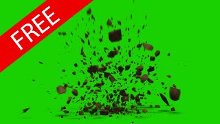 Free Download VFX Bouncing Debris green screen