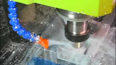 HIGH MRR CNC Aluminum machining 6061 T6 - Mikini 1610L CNC VMC - Material removal rate