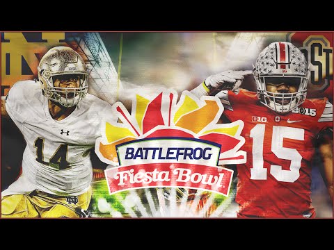 #8 Notre Dame  vs  #7 Ohio State | 2015 Fiesta Bowl  | NCAA Football 16