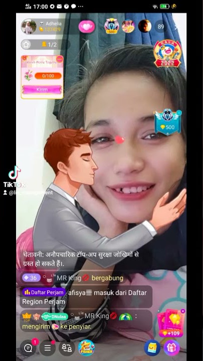 Mr king guft kissme diroom delia host bigo