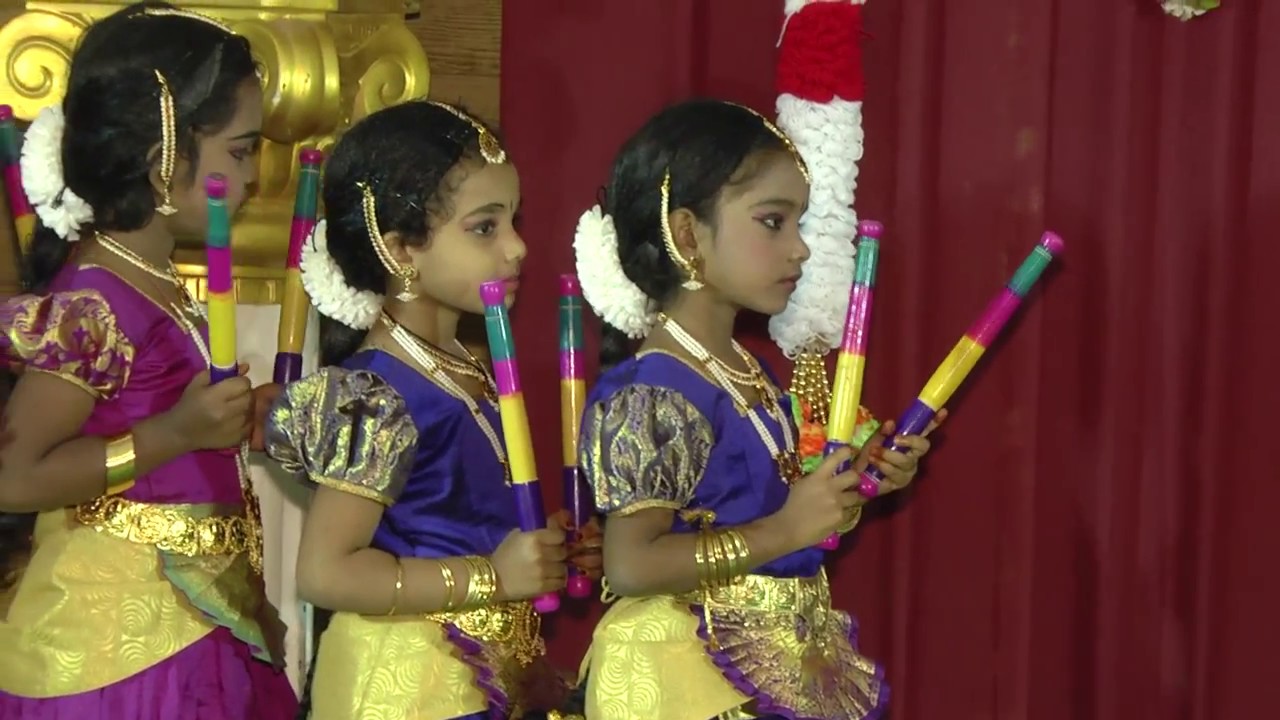 Natyalaya 1st Annual Day  Kolattam by Kids  Lalitha Sukumarikaley Song